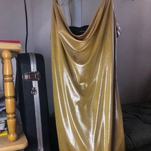 Golden dress for party